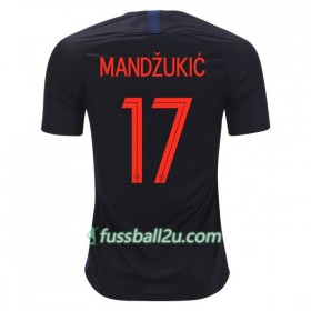 Günstige Fußballtrikots Kroatien Mandzukic 17 Auswärtstrikot WM 2018